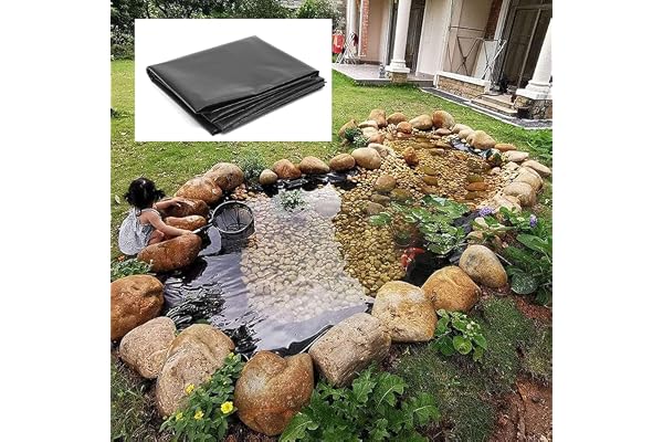 EPDM Dammduk 1mm Hållbar Svart Skyddsduk Styckbeständig Tillgänglig i 7,5x5m 7,5x6m 7,5x7m Storlekar Perfekt för Vattenträdgå