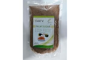 SVATV Zucchero di palma marrone in polvere | Dolcificante naturale in polvere | Alternativa allo zucchero raffinato | | Nessun conservante aggiunto | Nessun aroma artificiale - 227 g