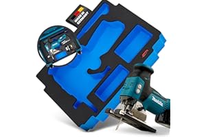 APTEX. 𝖠𝖯𝖳𝖤𝖷 Schaumeinlage passend für Makita Akku- Pendelhubstichsäge DJV 181 für MakPac Gr. 2-3