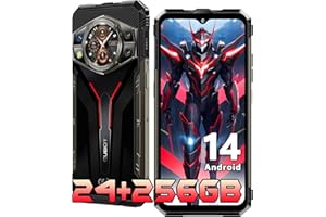 CUBOT Kingkong AX (2024) Movil Resistente Android 14-24GB+256GB/1TB Teléfono Movil Todoterreno, 6.58'' FHD+1.32" Back Dsiplay Movil Irrompible, 100MP Smartphone, 5100mAh (33W)/MTK G99/IP68/NFC/OTG/GPS