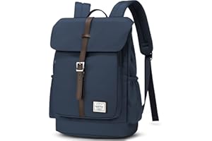 WindTook Mochila Mujer Casual Mochila para Portatil Mujer 14 Pulgadas Mochilas Escolares Mujer Mochilas de Universiteria Colegio Trabaja Viaje 28x16x37CM Azul,17L