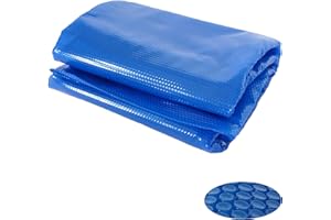 MENDLER Plandeka termiczna do basenu, grubość: 400 µm, owalna, 7,31 x 3,65 m, niebieska
