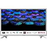 SHARP 1T C32BC2KH2FW 32 Inch Smart TV, HD Ready LCD Display with Harman/Kardon Speakers, 3 x HDMI, 2 x USB, Scart Socket, Fre