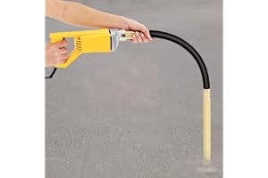 CLEADONG 800 W betongvibrator, 220 V elektrisk betongvibrator, flaskvibrator med 1 m vibrationsstav | 4 500 varv/min, bärbar betongkompressor för ryggar, vägar, motorvägsräcken