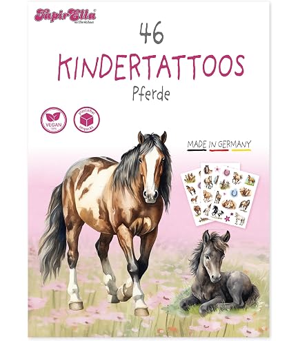 Tatuajes Temporales De Caballos Para Niños - 8 Hojas, Impermeables, Ideales Para Fiestas Y Regalos