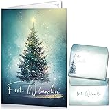 Weihnachten Grußkartensortiment 5 Karten Mit Umschlägen In Einer Box, 9,95