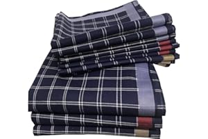 JEMIDI Herren Taschentücher aus Baumwolle - Stofftaschentücher im Set - Herrentaschentücher - Baumwolltaschentücher - Taschentücher Herren - Einstecktuch versch. Farben