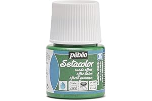 PÉBÉO Pebeo Peinture Tissu Setacolor Effet Daim Vert pres 45 ML