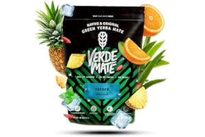 Verde Mate Green Terere 500g, Green Yerba Mate Tea from Brazil, Fruity Yerba Mate, Unsmoked, Vegan, Gluten Free