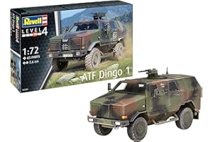 Revell Modellbausatz I ATF Dingo 1 I Detailreicher Level 4 Militärbausatz I 65 Teile I Maßstab 1:72 I für Kinder und Erwachsene ab 12 Jahren
