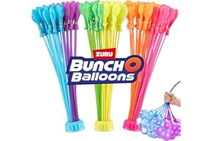 Bunch O Balloons Tropical Party 100+ schnell füllende, selbstverschweißende Wasserballons (3er Pack), Folienbeutel