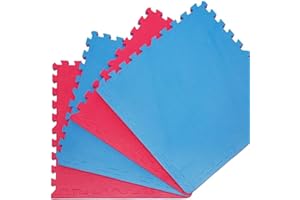 ‎EYEPOWER eyepower Profi Kampfsportmatte Dicke 2cm - Judo Matten für Zuhause 63x63cm - Tatami Matte Home Gym Matte Sportmatte Puzzle Sport Schutzmatten Set Bodenschutzmatte Fitness Homegym Bodenmatten