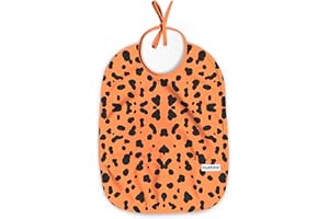 Nombear Easy Wipe Clean Sleeveless Baby Bibs 6-12 Months for Baby Led Weaning - Waterproof Feeding Bibs 12-18 Months,Toddler Food Apron,