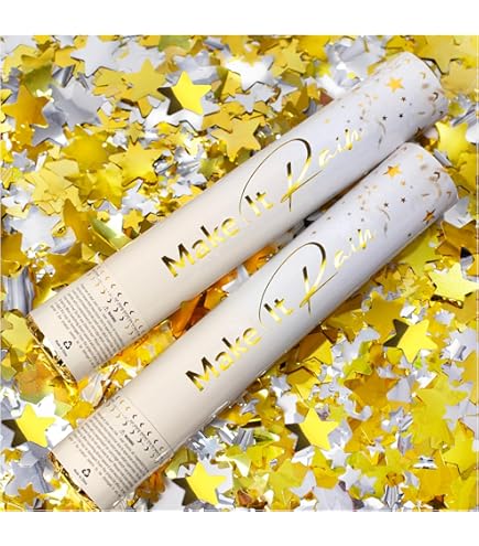 TMISHION Canon à Confettis Confetti Popper, 12 PCS Portable Confetti Cannon Party Ambiance - Foto 13