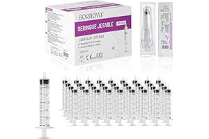 BORNOVA - 3ML/100 pcs - Distributeurs de Liquides en Plastique sans aig. de 3 ml pour Laboratoires, Mesure de Liquides, Jardinage, Alimentation Animale et Usage Industriel (3ml /100 PCS)