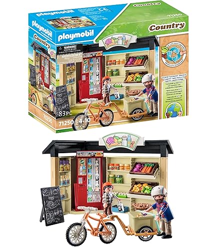 Playmobil 9078 City Life Shopping Plaza With Sports/Pet And