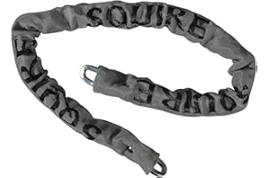 Henry Squire CP36 CP Hardened Steel Security Chain with Grey Sleeve, 900 mm Chain (Length) x 6.5 mm Link (Diameter)