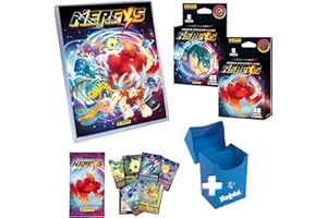 UTOPIA GOODS Panini Pack Cartas Nergys Diferentes Versiones para Coleccionistas y Aficionados de Cartas Exclusivas - Parecido a Pokemon y del Mismo Fabricante Que Cromos La Liga (Álbum+16 Sobres)