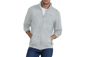CTU Mens Sweatshirt Full Zip Active Stretchable Jacket Lightweight Long Sleeve Jacket