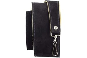 P PERRI'S LEATHERS LTD. Perri's Leathers Ltd. - 1 Correa para Banjo - Acolchado de Piel de Oveja - Cuero - Longitud Ajustable - Negro - BJ-STRP-6695