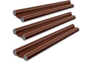 COKACA 3 Stück Zugluftstopper für Türen, 96 cm PU Zugluftstopper Haustür Türbodendichtung mit Doppellagige, Luftzugstopper für türen, Türunterdichtung Schutz vor Luftzug und Lärm (braun)