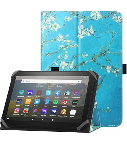 Universelle Tablet-Hülle Für 7-8,5 Zoll – Mit Ständer, Handschlaufe & Kartenfächern, Schwarz-grün