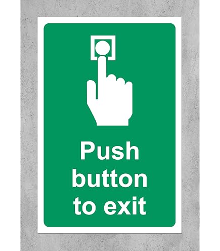 Cartello Sicurezza 'Tirare Per Aprire' (Pull To Open) - Adesivo Verde Alta Visibilità, 450x150 Mm, Autoadesivo, Conforme Norme EN ISO 7010, Per Porte E Uscite