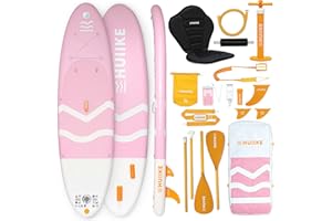 Tavola Sup Gonfiabile Adulti con Accessori Premium - HUIIKE | Stand Up Paddle Board Gonfiabile | Tavola da Sup Grande Stabilità | Stand Up Paddle Gonfiabile