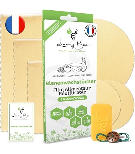 YARNOW Bienenwachstuch Wiederverwendbare Lebensmittel Aufbewahrungstasche Mit Ein-Stick-Versiegelung Für Obst Snacks Und Desserts Frischhaltetasche Umweltfreundlich Und Sicher YARNOW Bienenwachstuch Wiederverwendbare Lebensmittel Aufbewahrungstasche Mit Ein-Stick-Versiegelung Für Obst Snacks Und Desserts Frischhaltetasche Umweltfreundlich Und Sicher
