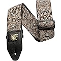Ernie Ball Sangle en jacquard, motif cachemire doré et noir