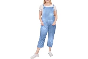 Love My Fashions® Dungarees For Women UK Loose Casual Sleeveless Overall Long Romper Bib and Brace Women's Jumpsuits & Playsuits Holiday Denim Dresses for Ladies With Pockets