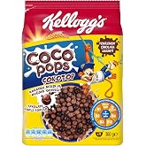 Kellogg's Coco Pops &Ccedil;okotop &Ccedil;ikolata Kaplı Tahıl ve Buğday Gevreği 360 Gr,Lif,Demir ve 6Vitamin Kaynağı,%100 Pancar Şekeri,D 