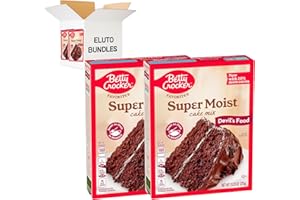 ELUTO Betty Crocker Super Moist Devil's Food Cake Mix 376g (Pack of 2)