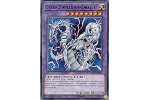 LEDD-DEB26 - Cyber Twin Dragon - Common - 1st Edition - German - Legendary Dragon Decks - with LMS Trading Fieldcenter Card Yugioh