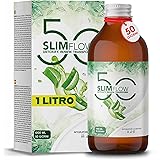SLIMFLOW 50 DETOX - 50 DOSI | Drenante Forte | Depurativo Antiossidante | 19 attivi con Bromelina | 1000ml per 50 giorni di t