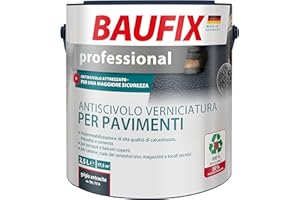 Baufix professional Antiscivolo Verniciatura per Pavimenti, grigio antracite, 2,5L