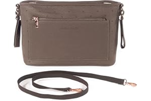 Pasito a Pasito. Bolso organizador para Carro de Bebé London. Bolsa Canastilla de polipiel. Práctico, elegante y espacioso para llevar lo necesario en el paseo. Color Marrón.
