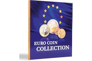 Leuchtturm 346511 Album Presso Euro Coin Collection Album numismatique pour 26 Jeux de pièces de Monnaie de Cours Euro