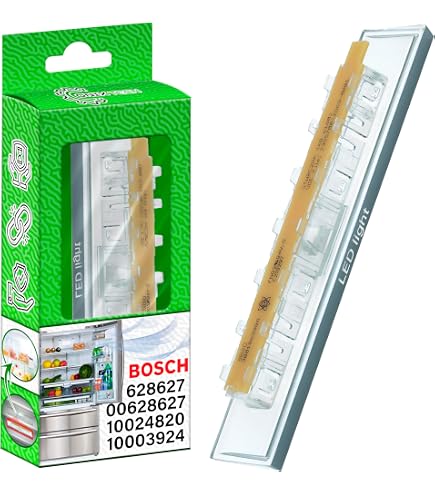 Scheda LED Per Frigorifero Midea BCD-536WKM - Pannello Luce Di Ricambio 1743100000072 / 502410010020 - 13x2 Cm