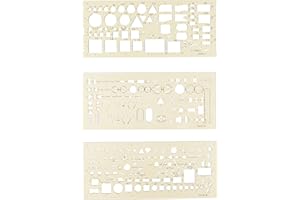 KOH-I-NOOR Set of 3 Electro Templates