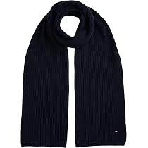 Tommy Hilfiger Herren Handschuhe Essentials Flag mit Kaschmir, Blau (Space Blue), Einheitsgröße Fashion