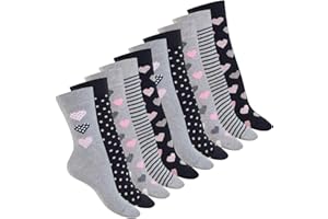 Celodoro Damen Süße Eco Socken (10 Paar), Motiv Socken aus regenerativer Baumwolle
