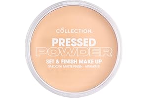 Collection Cosmetics Pressed Powder, Velvety Matte Finish, 15g, Candlelight