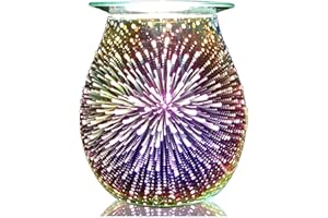 Astin of London Stunning Electric Wax Melt Burners, Oil Burner, Wax Warmer, Night Light Oil Lamp for Home Decoration