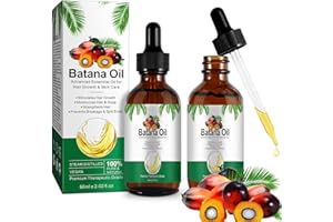 QUROMOJY Batana Oil 120ML,Organic Batana Oil for Healthy Hair Growth,100% Pure,Huile de Batana Bio,Huile Batana Pour la croissance des cheveux sains,Améliore l'éclat des cheveux et de la peau