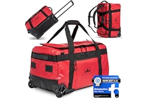 BEN NEVIS ORIGINAL 80L Reisetasche mit Rollen – XXL Faltbare Reise- & Sporttasche, Wasserabweisend, Robust & Platzsparend