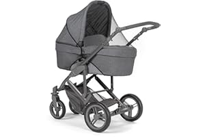 Reer Universal Insektenschutz für größere Babywannen, passend für Kinderwagen, Buggys, Sportwagen, Schwarz, extra groß, 87021