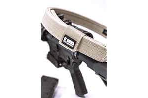 O'GUNS TDS EQUIPMENT O'GUNS - Cintura Tattica IPSC, per Tiro Dinamico Sportivo TDS Competition Belt con sottocintura e fermacintura Inclusi in Robusta Cordura