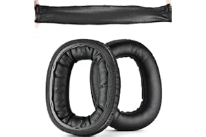 ZLiT Marshall Monitor II 2 ANC nauszniki, wymienne poduszki nauszniki do Marshall Monitor II 2 ANC bezprzewodowy zestaw słuchawkowy nauszniki (nauszniki + wiązka głowy)