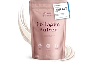 ‎NOVA NATURE NovaNature® Bioactive Collagen Powder [450g] - Very Good Solubility, High Purity, Tasteless, Hypoallergenic, Pasture Keeping - Collagen Hydrolysate Peptides Type 1, 2 and 3